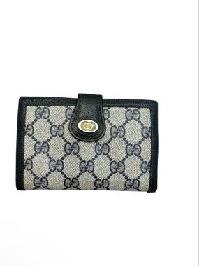 Gucci blue GG vintage wallet